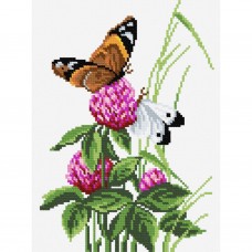 Набір для вишивки хрестиком Метелики на конюшині від ТМ Чарівниця